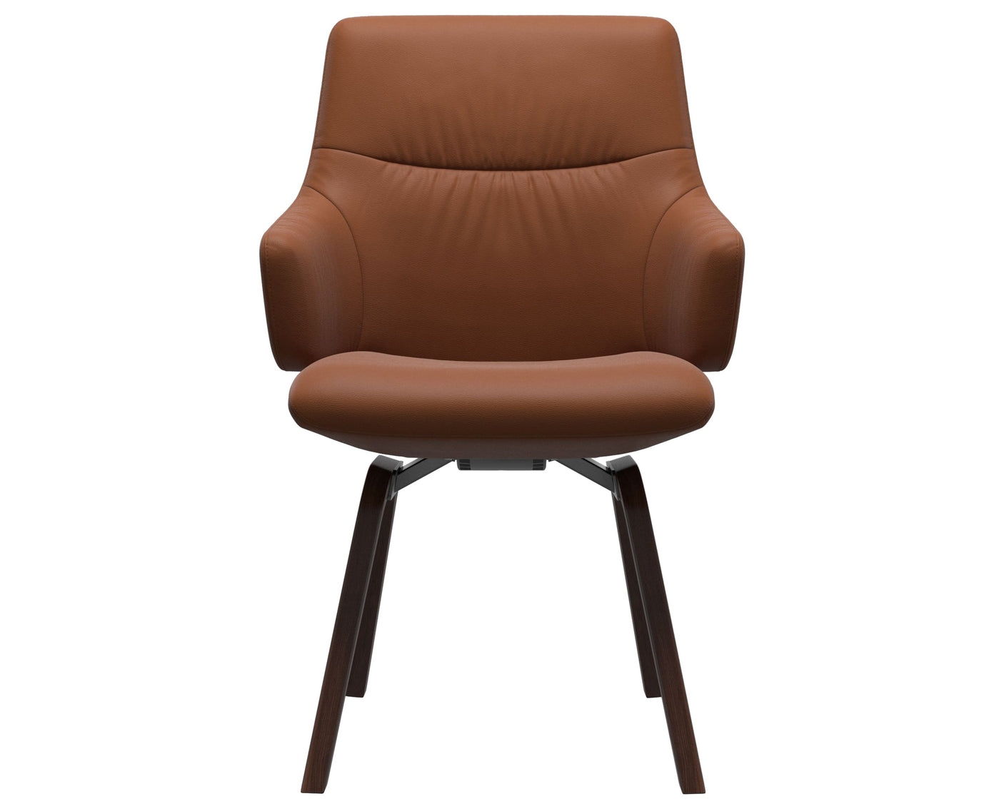 Mint | Low Back Dining Chair with D200 Slanted Legs with Arms