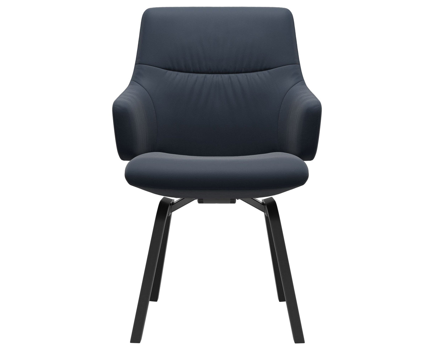 Mint | Low Back Dining Chair with D200 Slanted Legs with Arms