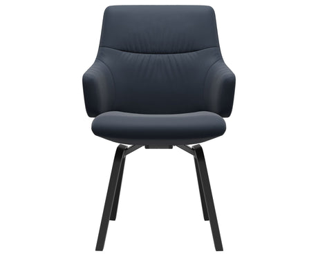 Mint | Low Back Dining Chair with D200 Slanted Legs with Arms
