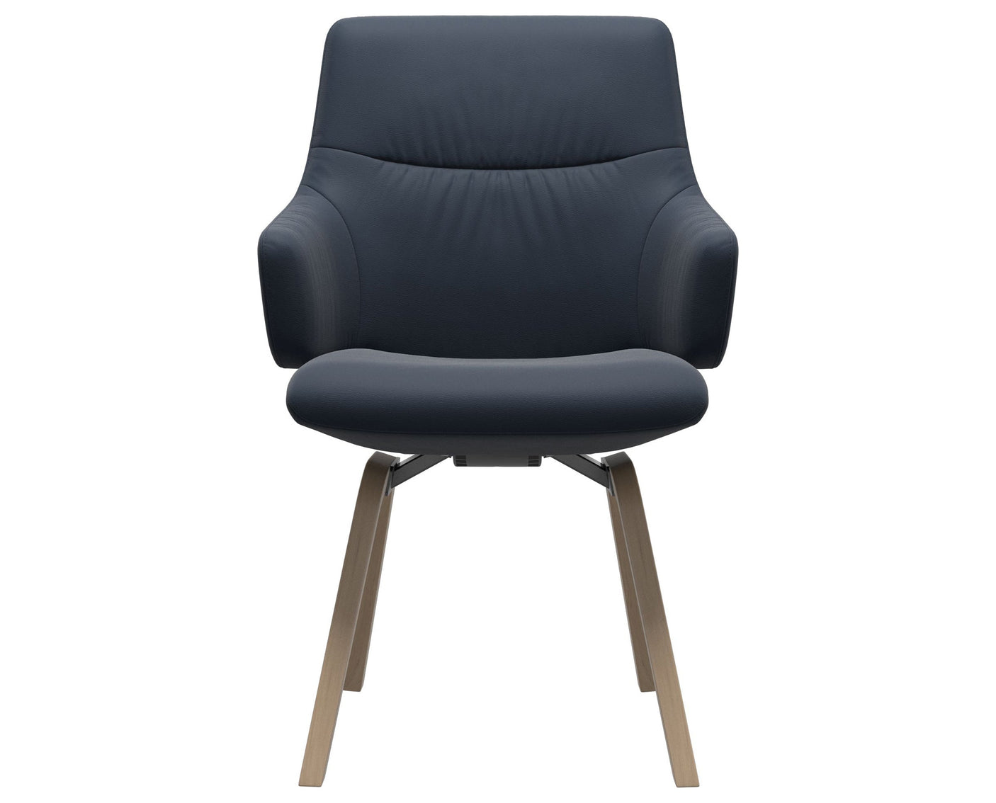 Mint | Low Back Dining Chair with D200 Slanted Legs with Arms