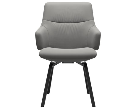 Mint | Low Back Dining Chair with D200 Slanted Legs with Arms