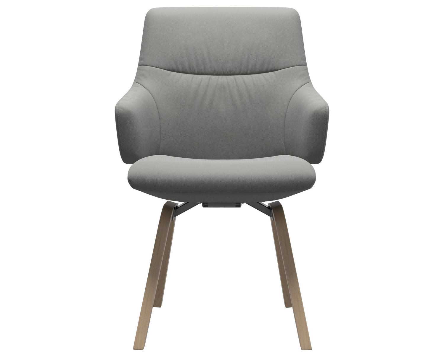 Mint | Low Back Dining Chair with D200 Slanted Legs with Arms