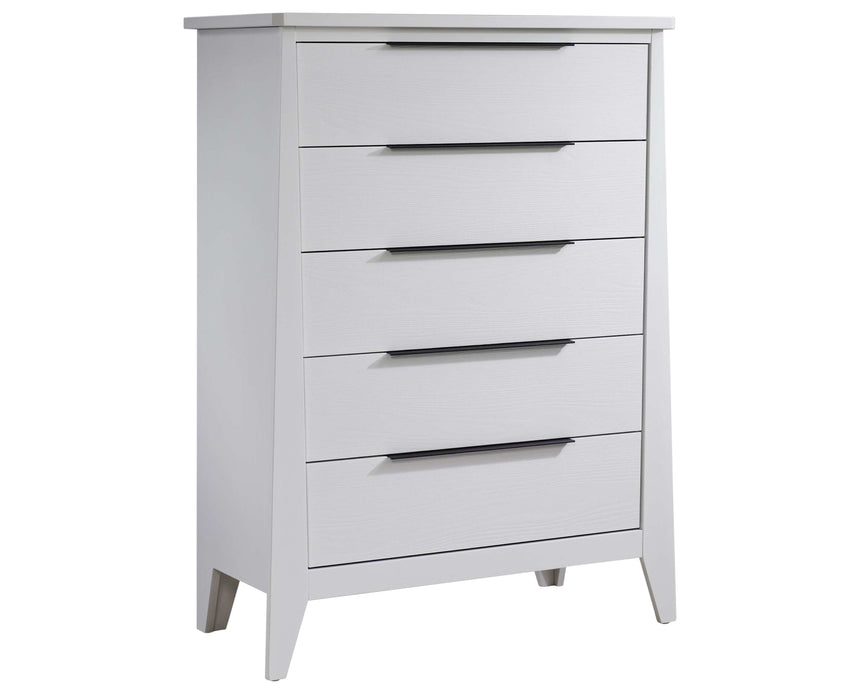 White Birch | Flexx Premium 5 Drawer Dresser | Valley Ridge Furniture