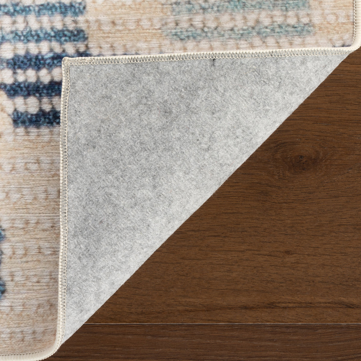 Dash & Albert Orzalla Southwestern Diamond Washable Rug in Blue, photo 4