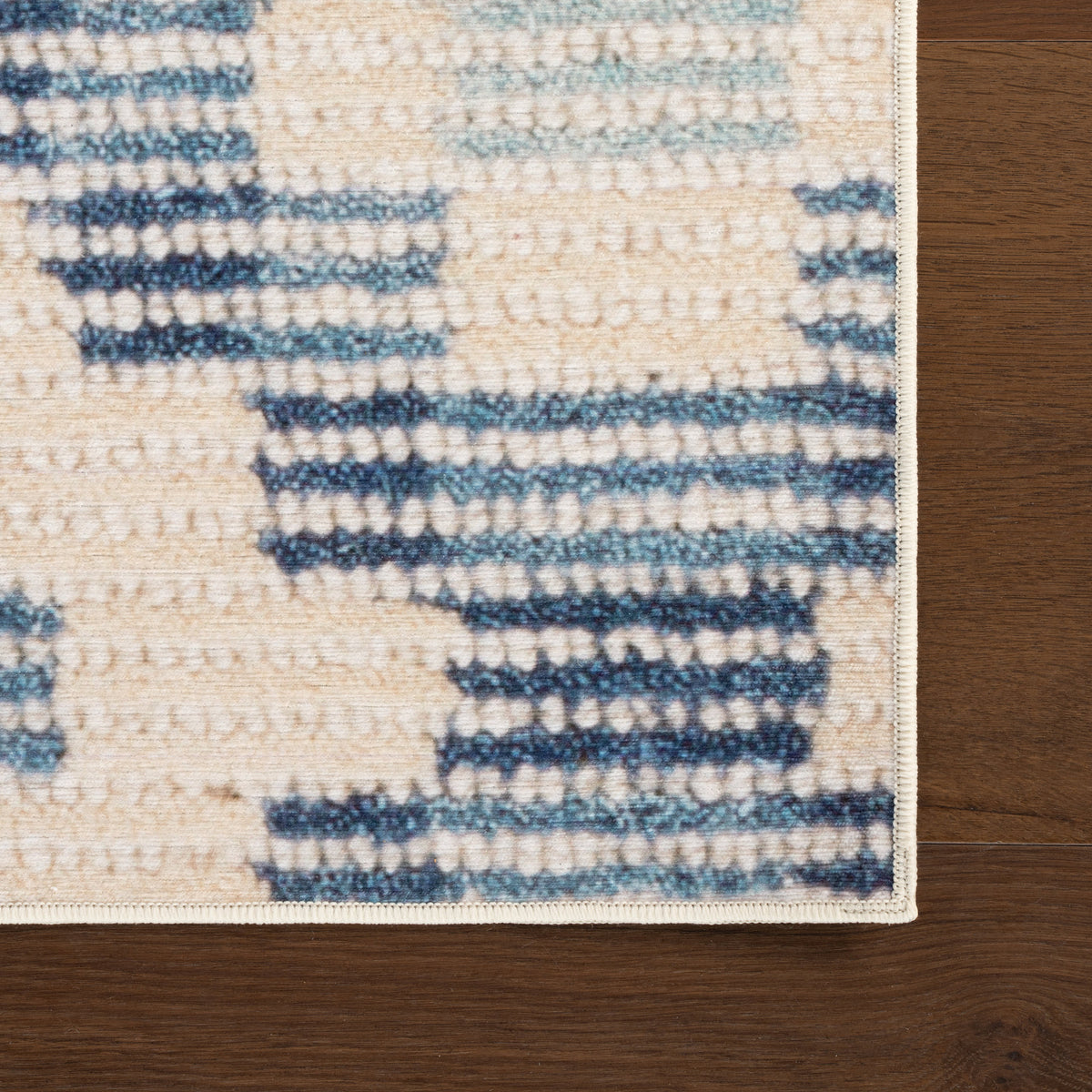 Dash & Albert Orzalla Southwestern Diamond Washable Rug in Blue, photo 5