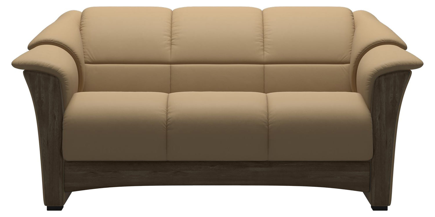 Oslo | 2-Seater Sofa with Wood