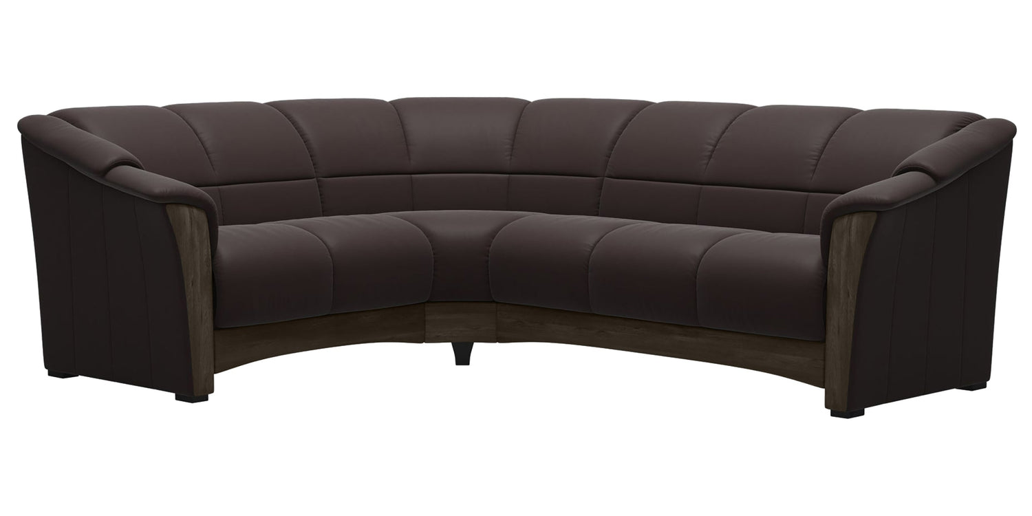 Oslo | C23 Sectional Sofa with Wood