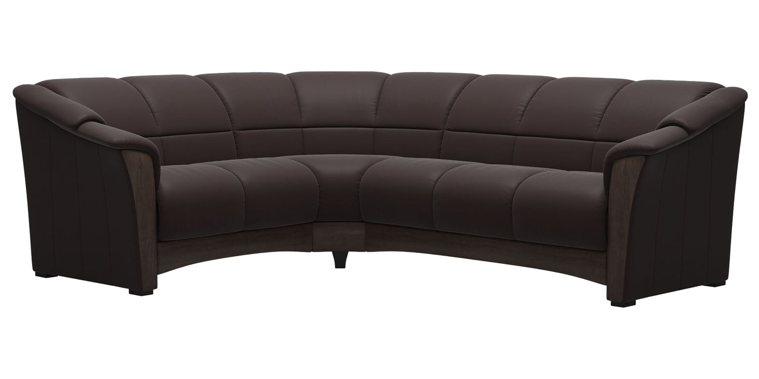 Oslo | C23 Sectional Sofa with Wood