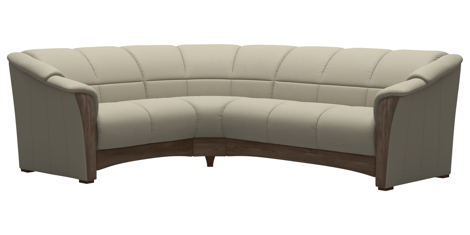 Oslo | C23 Sectional Sofa with Wood