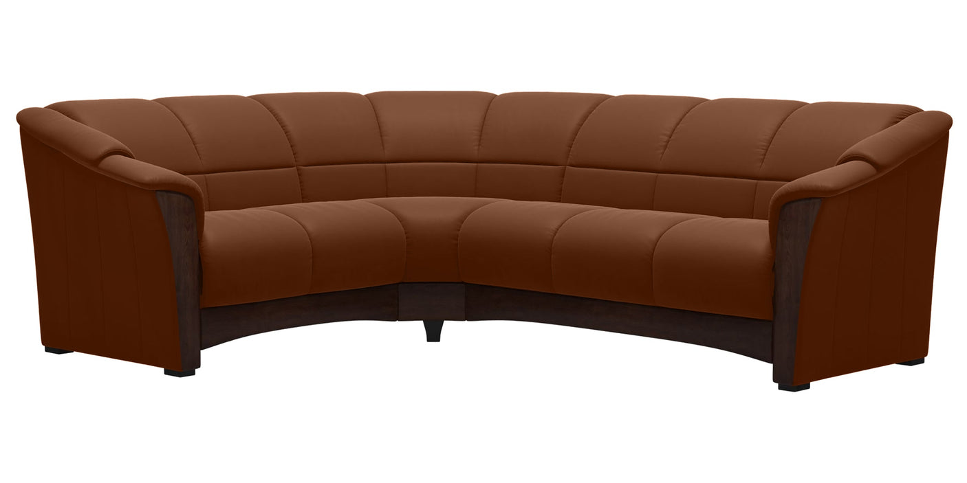 Oslo | C23 Sectional Sofa with Wood