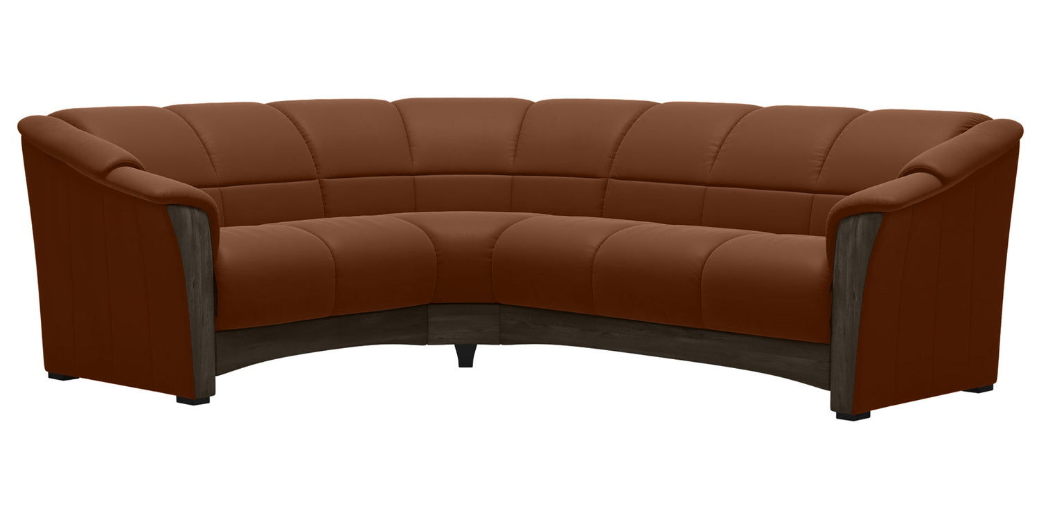 Oslo | C23 Sectional Sofa with Wood