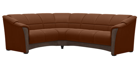 Oslo | C23 Sectional Sofa with Wood
