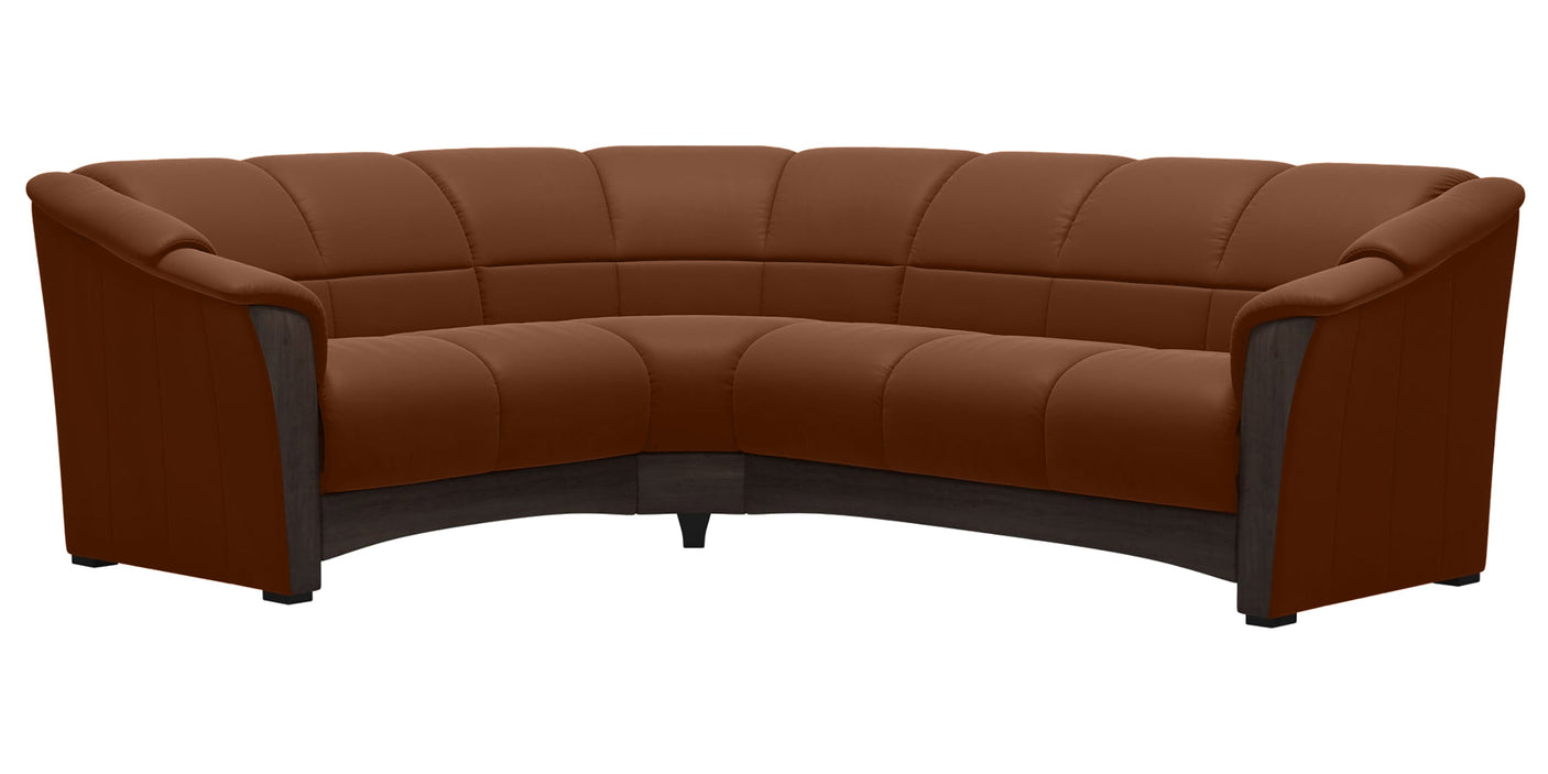 Oslo | C23 Sectional Sofa with Wood