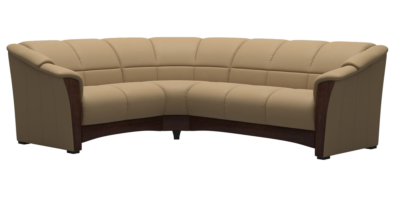 Oslo | C23 Sectional Sofa with Wood
