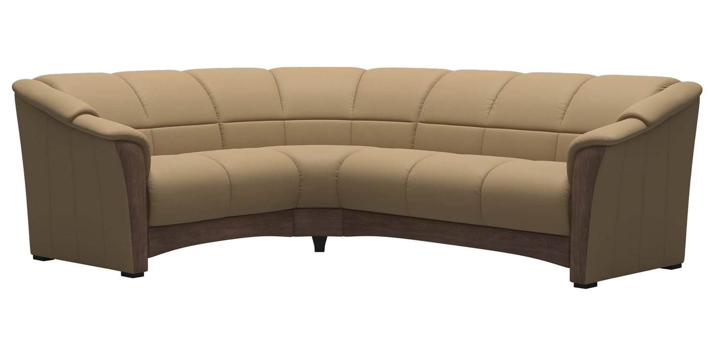 Oslo | C23 Sectional Sofa with Wood