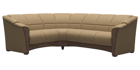 Oslo | C23 Sectional Sofa with Wood