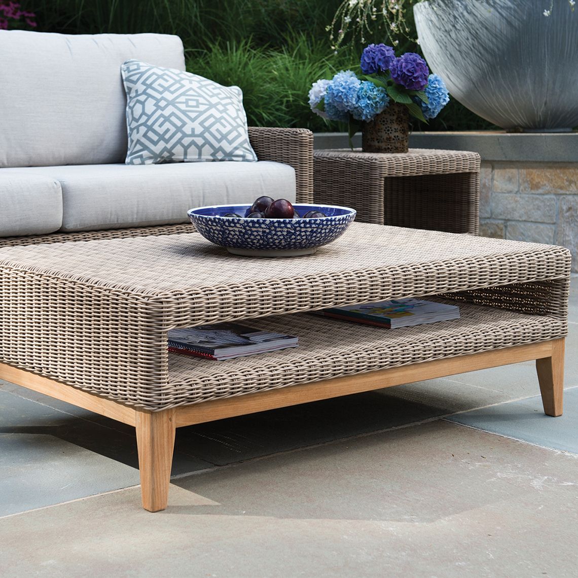 Frances Coffee Table with Glass
