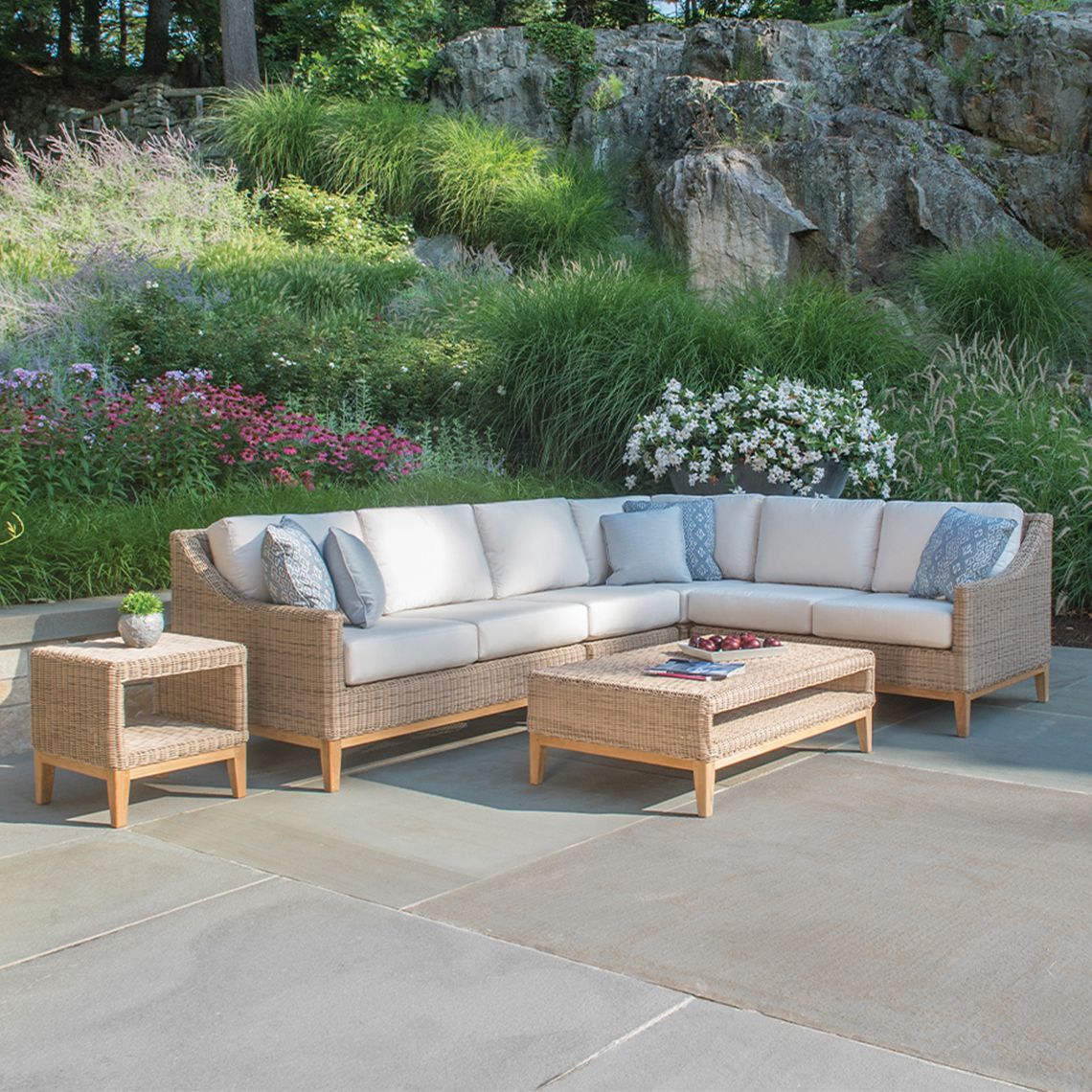 Frances Side Table with Glass