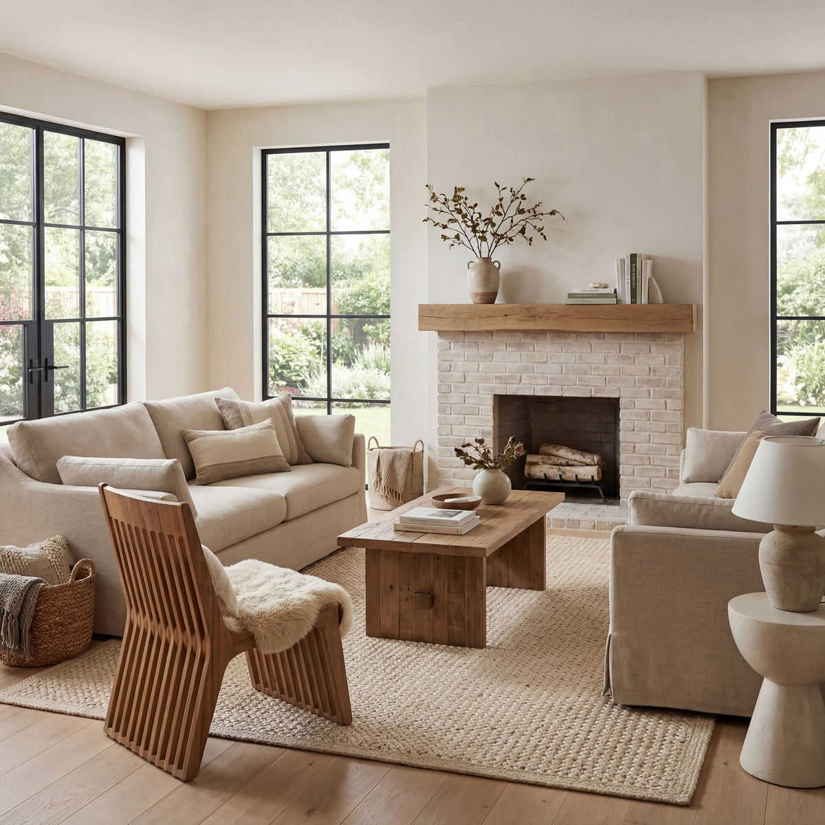Dash & Albert Thale Textured Handmade Jute Rug in Bleach, photo 2