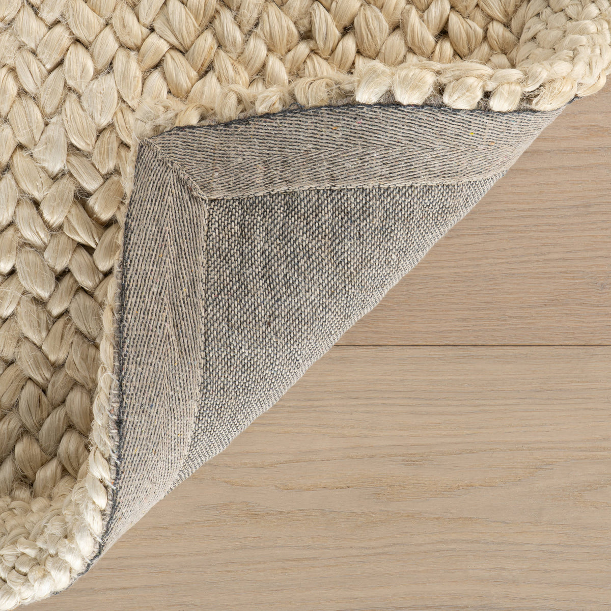 Dash & Albert Thale Textured Handmade Jute Rug in Bleach, photo 5