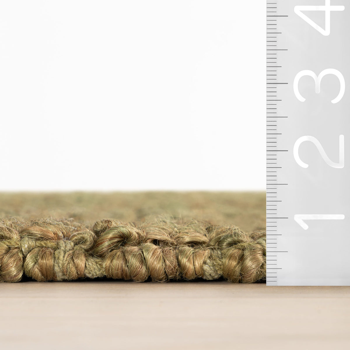 Dash & Albert Varnu Textured Handmade Jute Rug in Green, photo 7