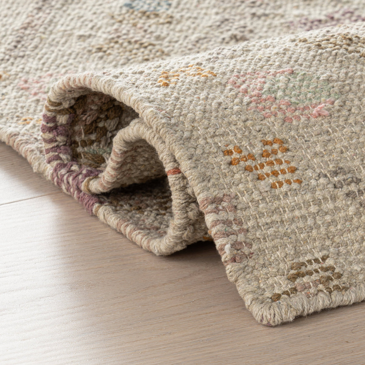 Dash & Albert Vittoria Cotton Rug in Multicolour, photo 6
