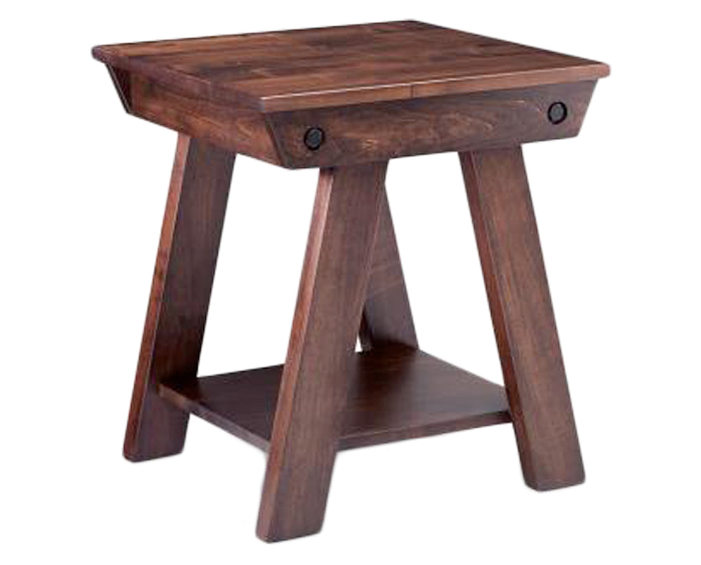 Cognac | Handstone Algoma End Table