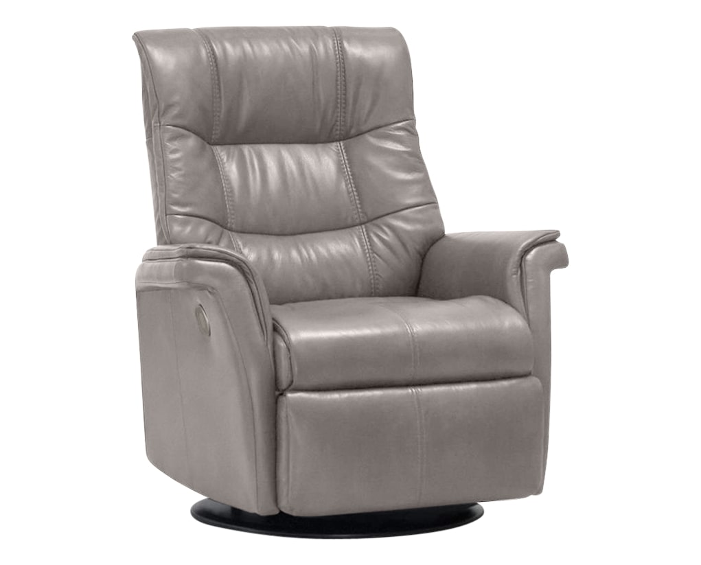Trend Leather Cinder | Norwegian Comfort Denver Recliner | Valley Ridge Furniture