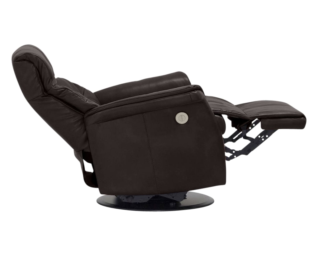 Sauvage Leather Truffle | Norwegian Comfort Denver Recliner | Valley Ridge Furniture