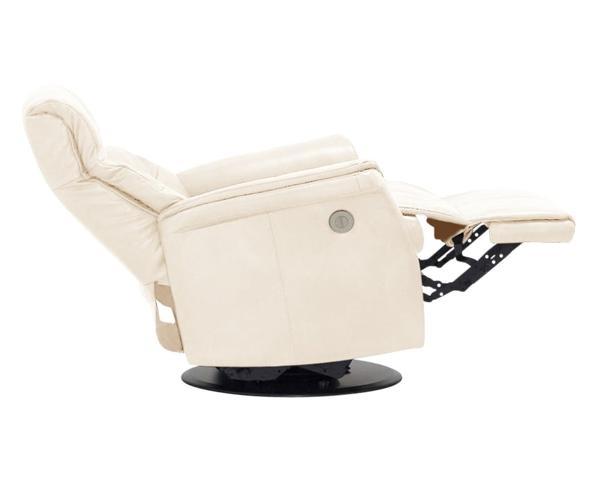 Trend Leather Snow | Norwegian Comfort Denver Recliner | Valley Ridge Furniture