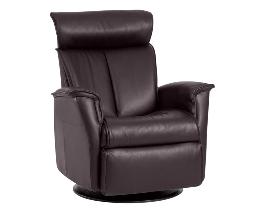 Trend Leather Chocolate | Norwegian Comfort Luc Recliner | Valley Ridge Furniture