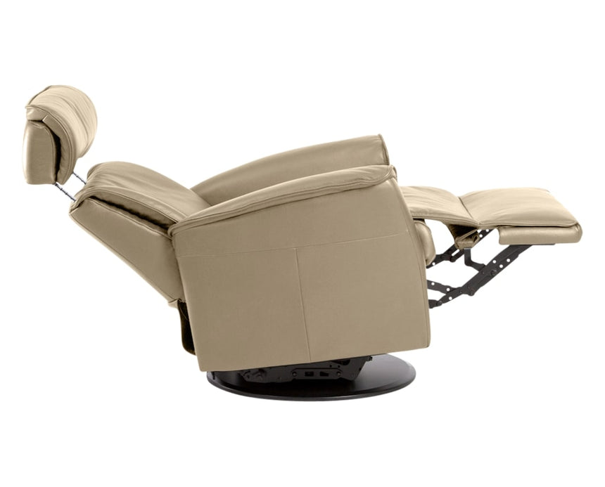 Trend Leather Sand | Norwegian Comfort Luc Recliner | Valley Ridge Furniture