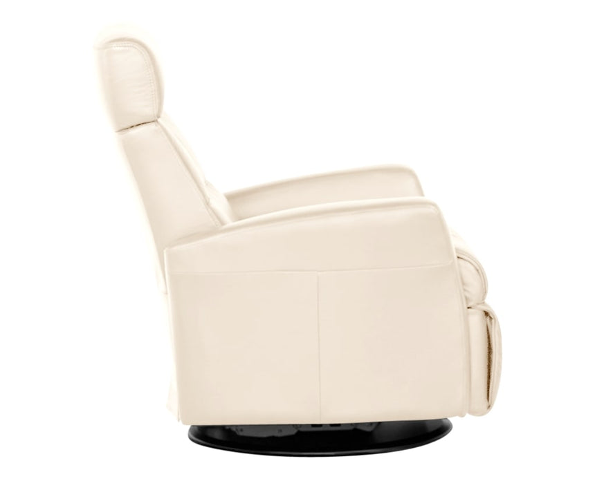 Trend Leather Snow | Norwegian Comfort Paradise Recliner | Valley Ridge Furniture