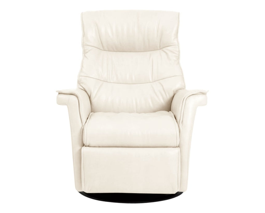 Trend Leather Snow | Norwegian Comfort Chelsea Recliner | Valley Ridge Furniture