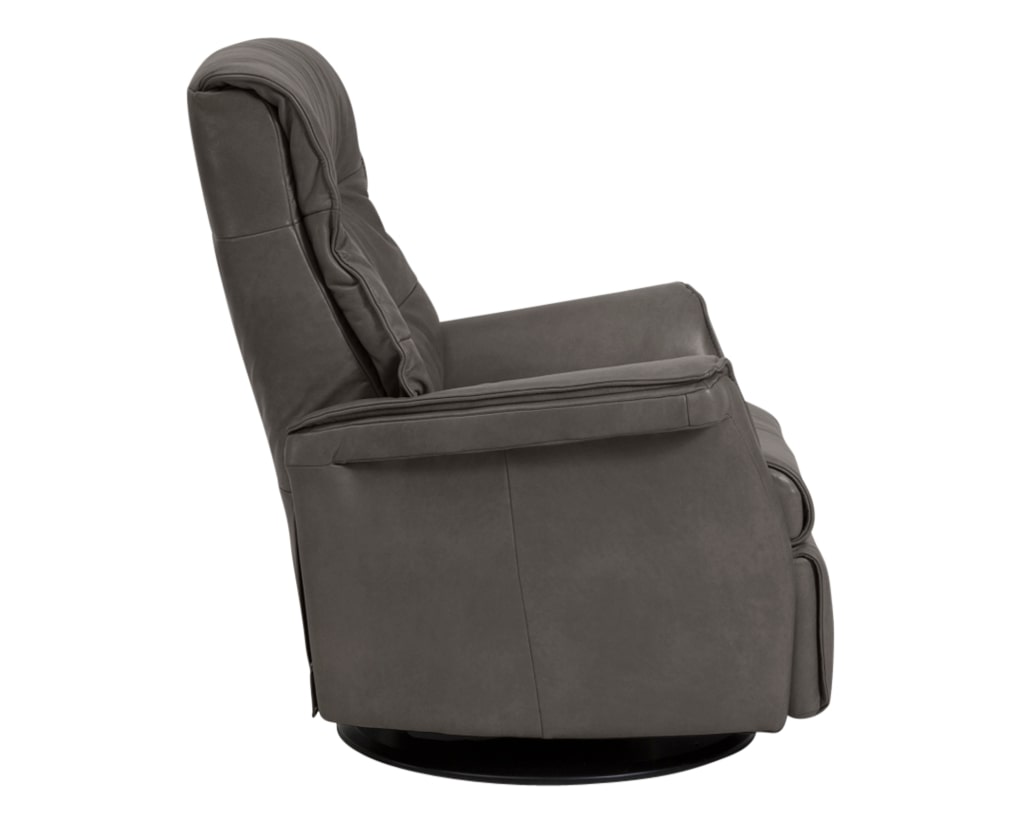 Trend Leather Graphite | Norwegian Comfort Chelsea Recliner | Valley Ridge Furniture