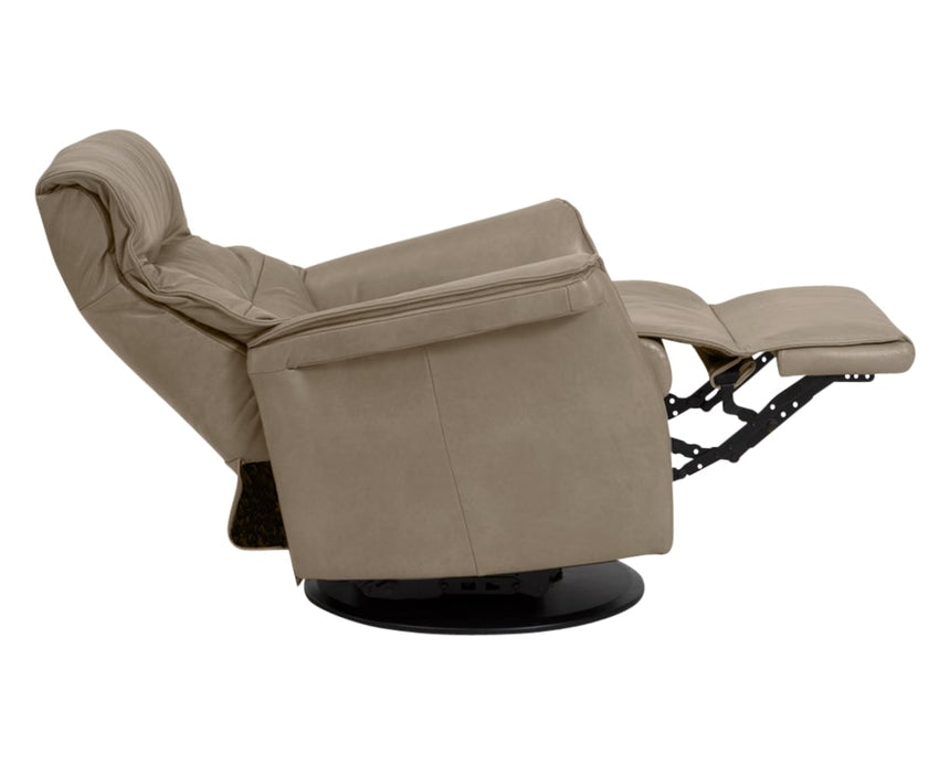 Trend Leather Pebble | Norwegian Comfort Chelsea Recliner | Valley Ridge Furniture