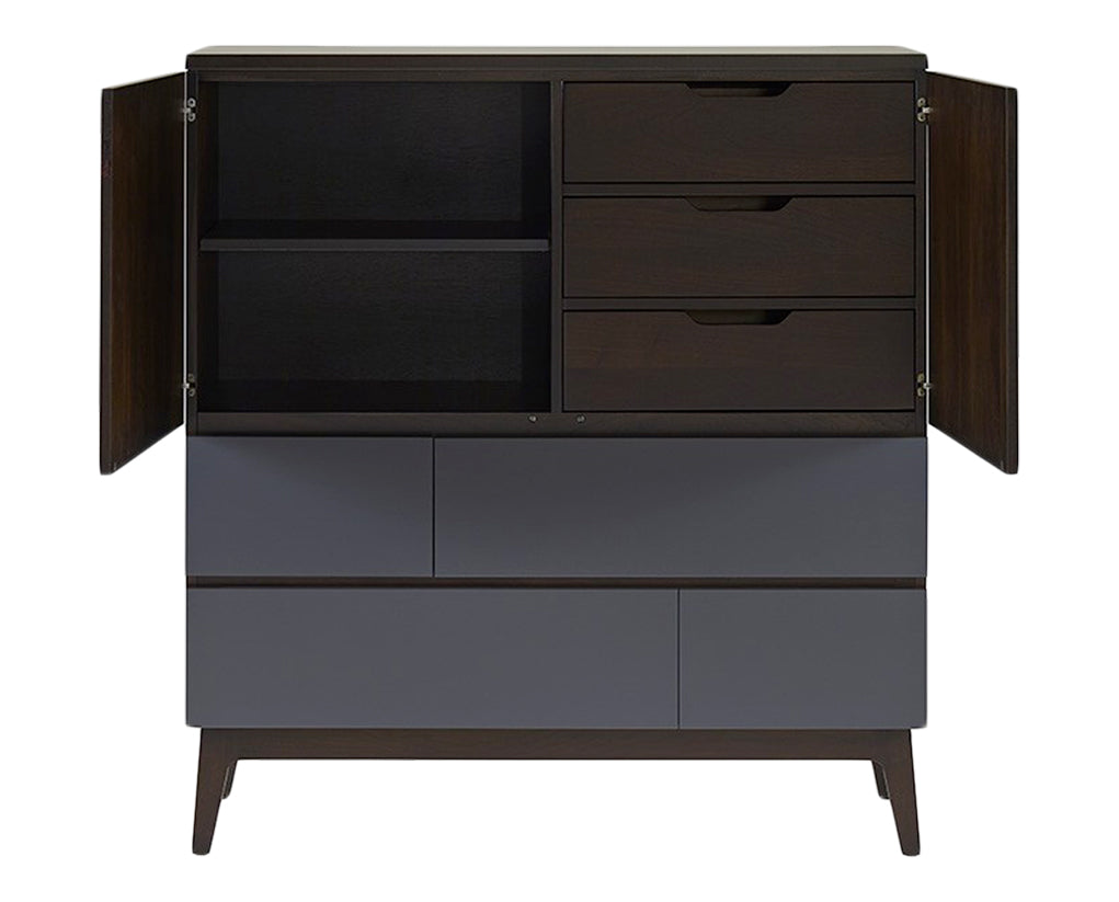 Coffee with Slate Lacquer | West Bros Serra Gent's Chest