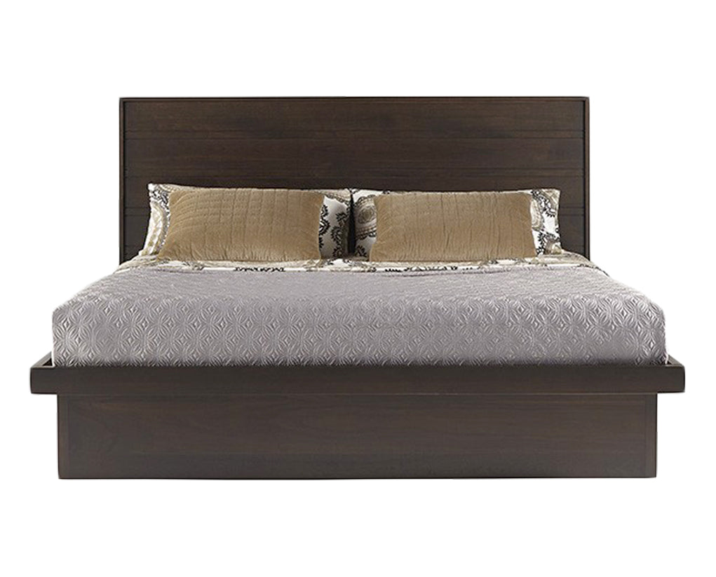 Coffee | West Bros Serra Wood Panel Bed