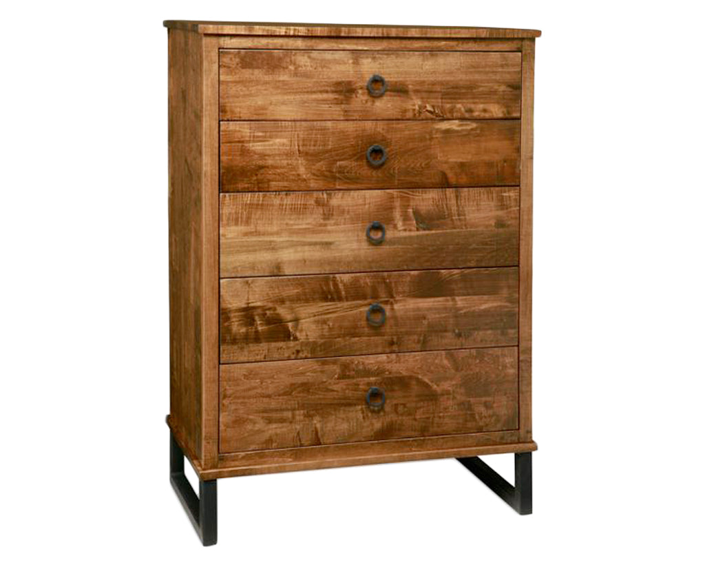Nutmeg | Handstone Cumberland 5 Drawer Chest