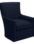 View Fabric Navy | Camden June Swivel Chair | Valley Ridge Furniture