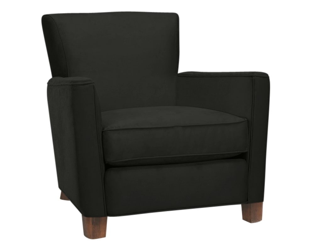 Drake Fabric Charcoal | Lee Industries 1017 Chair | Valley Ridge Furniture