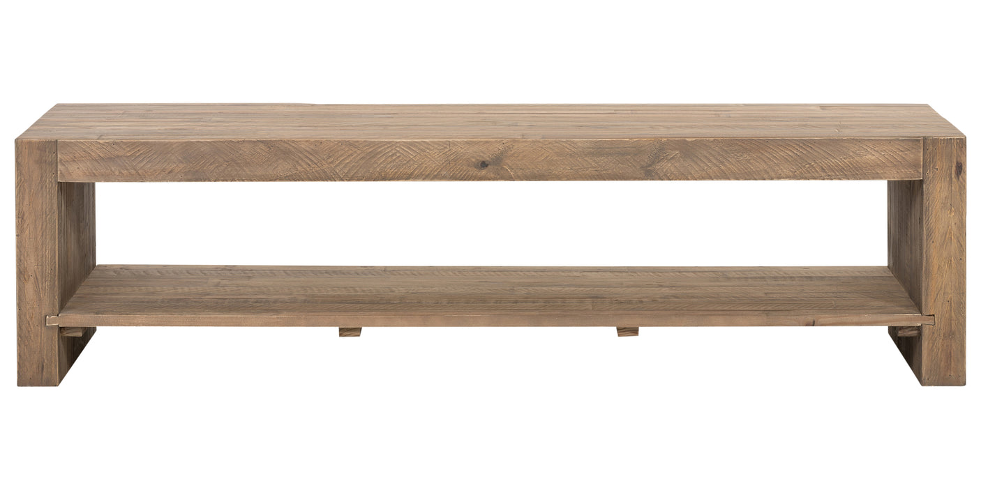 Sierra Rustic Natural Pine | Beckwourth Coffee Table | Valley Ridge Furniture