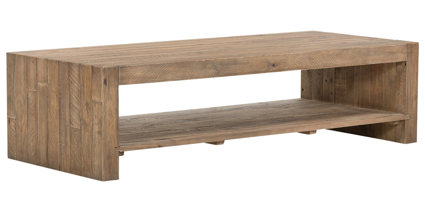 Sierra Rustic Natural Pine | Beckwourth Coffee Table | Valley Ridge Furniture