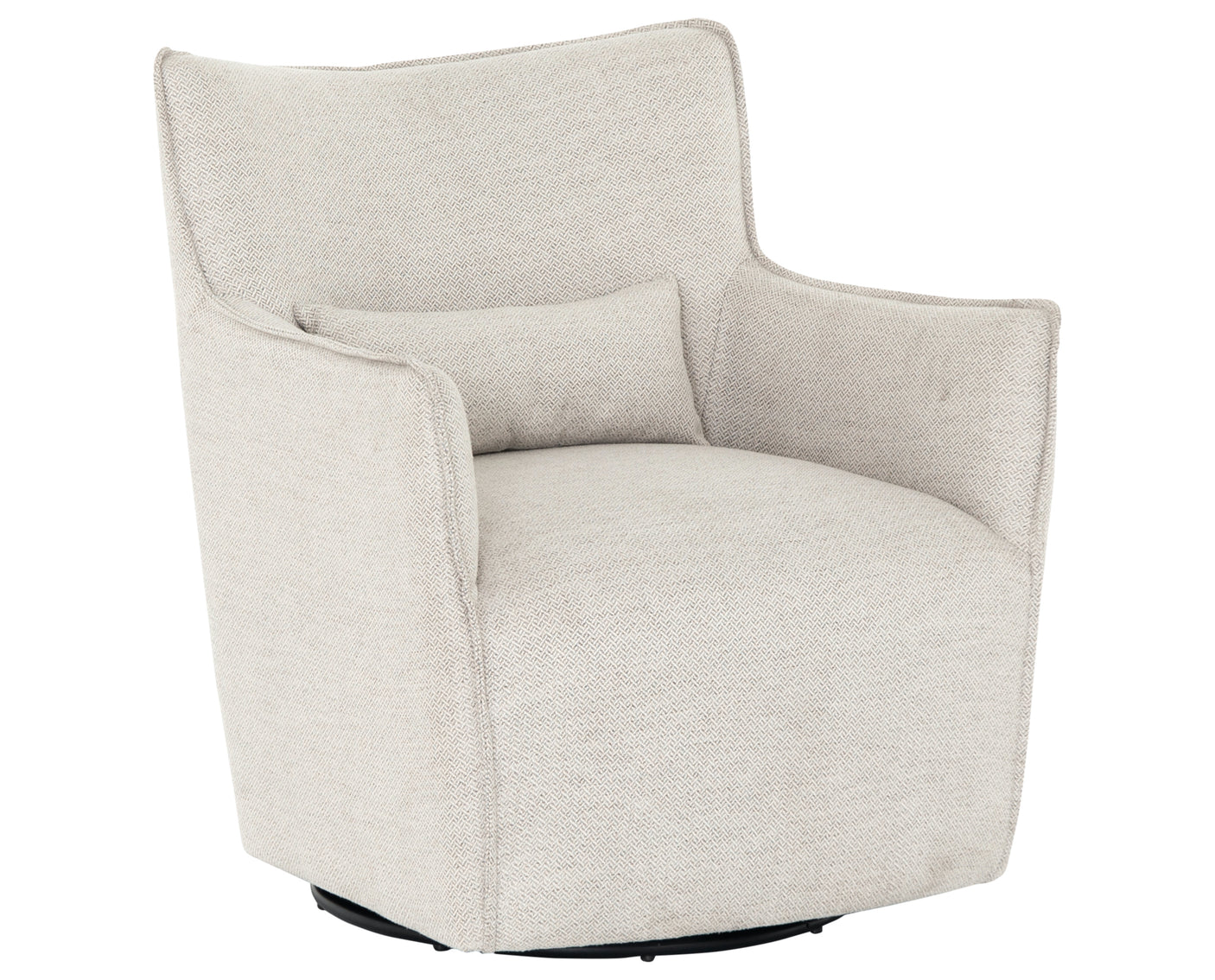 Noble Platinum Fabric | Kimble Swivel Chair | Valley Ridge Furniture