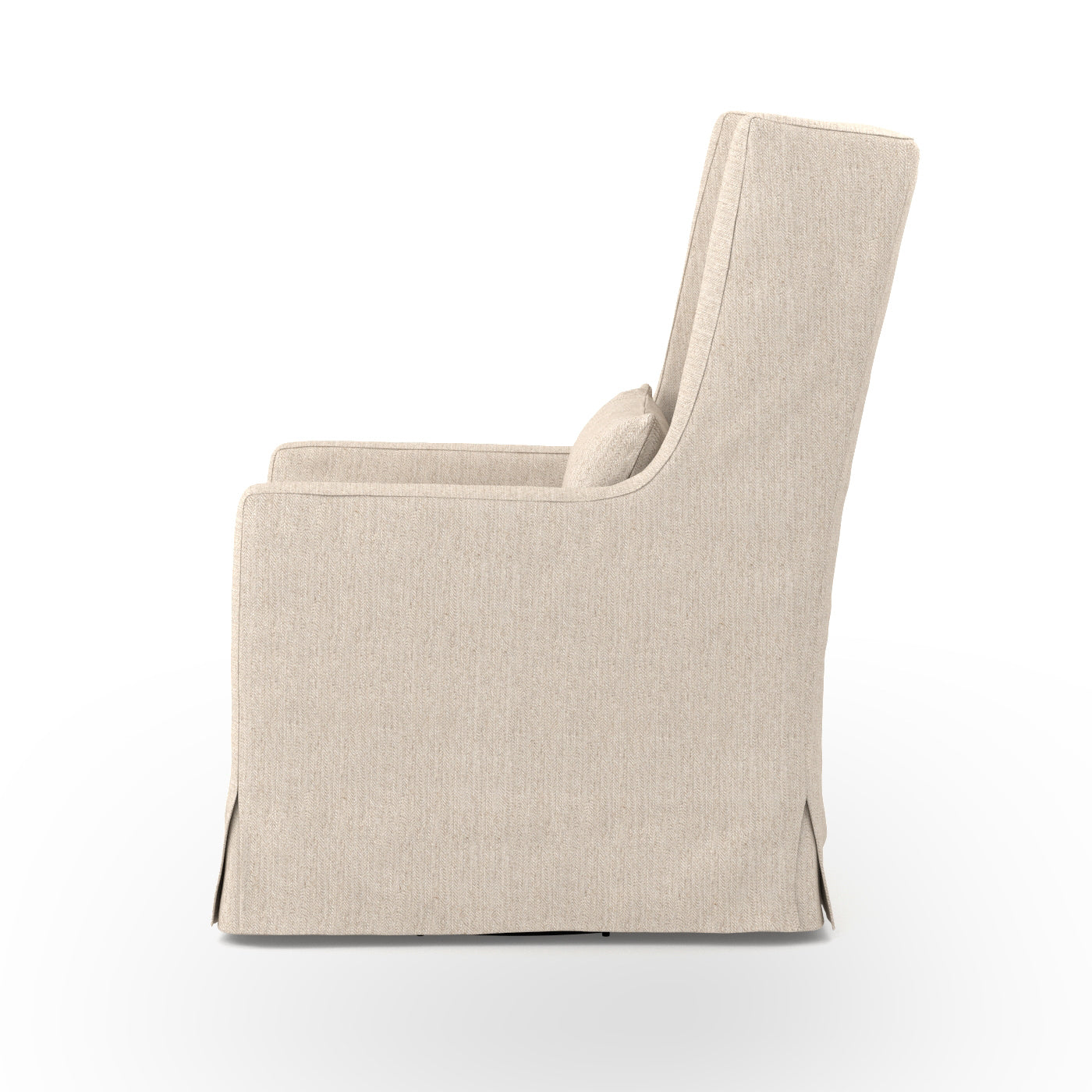 Jette Linen Fabric | Swivel Wing Chair | Valley Ridge Furniture