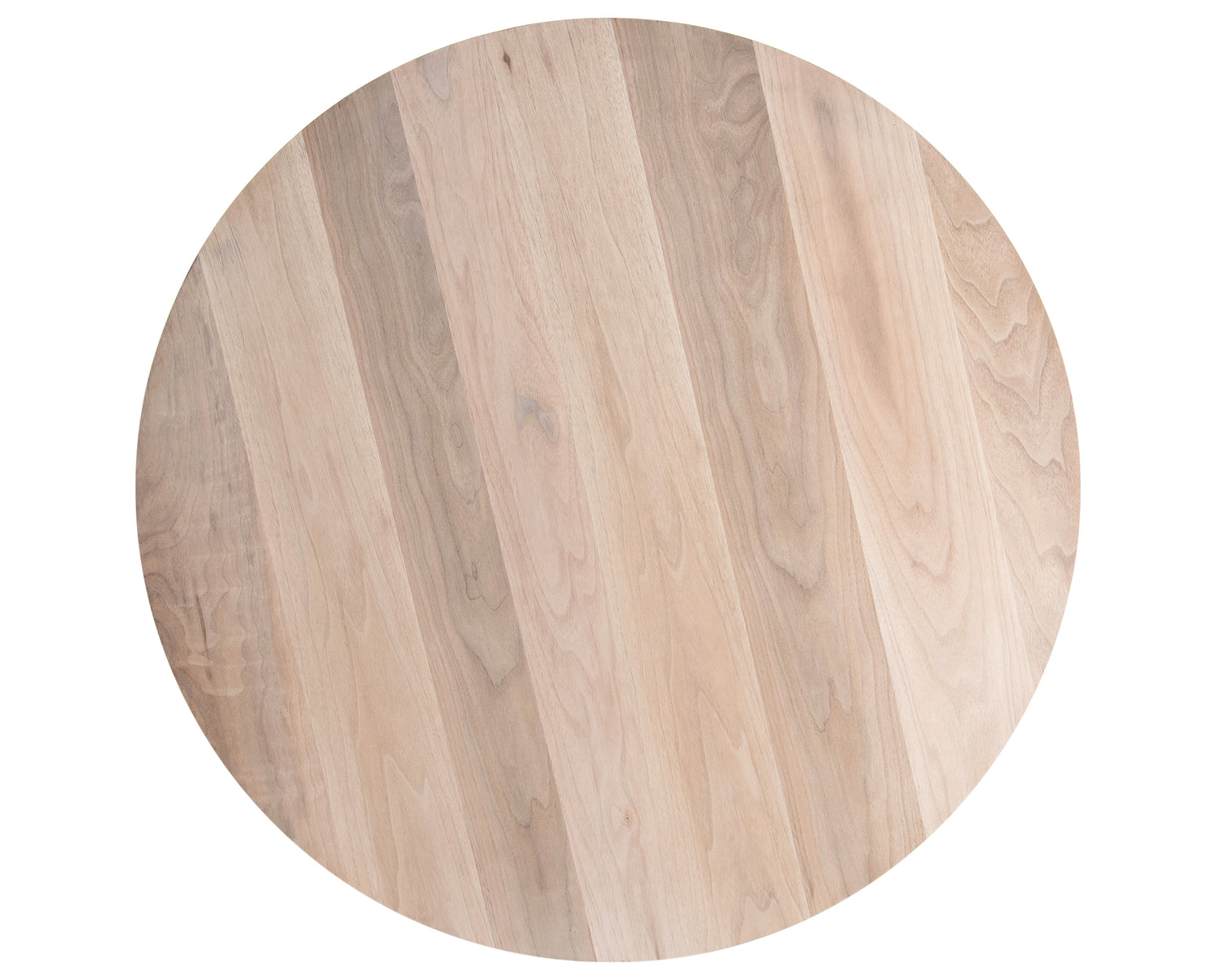 Ashen Walnut with Iron | Hudson Round Coffee Table | Valley Ridge Furniture