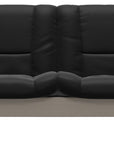 Paloma Leather Black and Whitewash Base | Stressless Buckingham 2-Seater Low Back Sofa | Valley Ridge Furniture