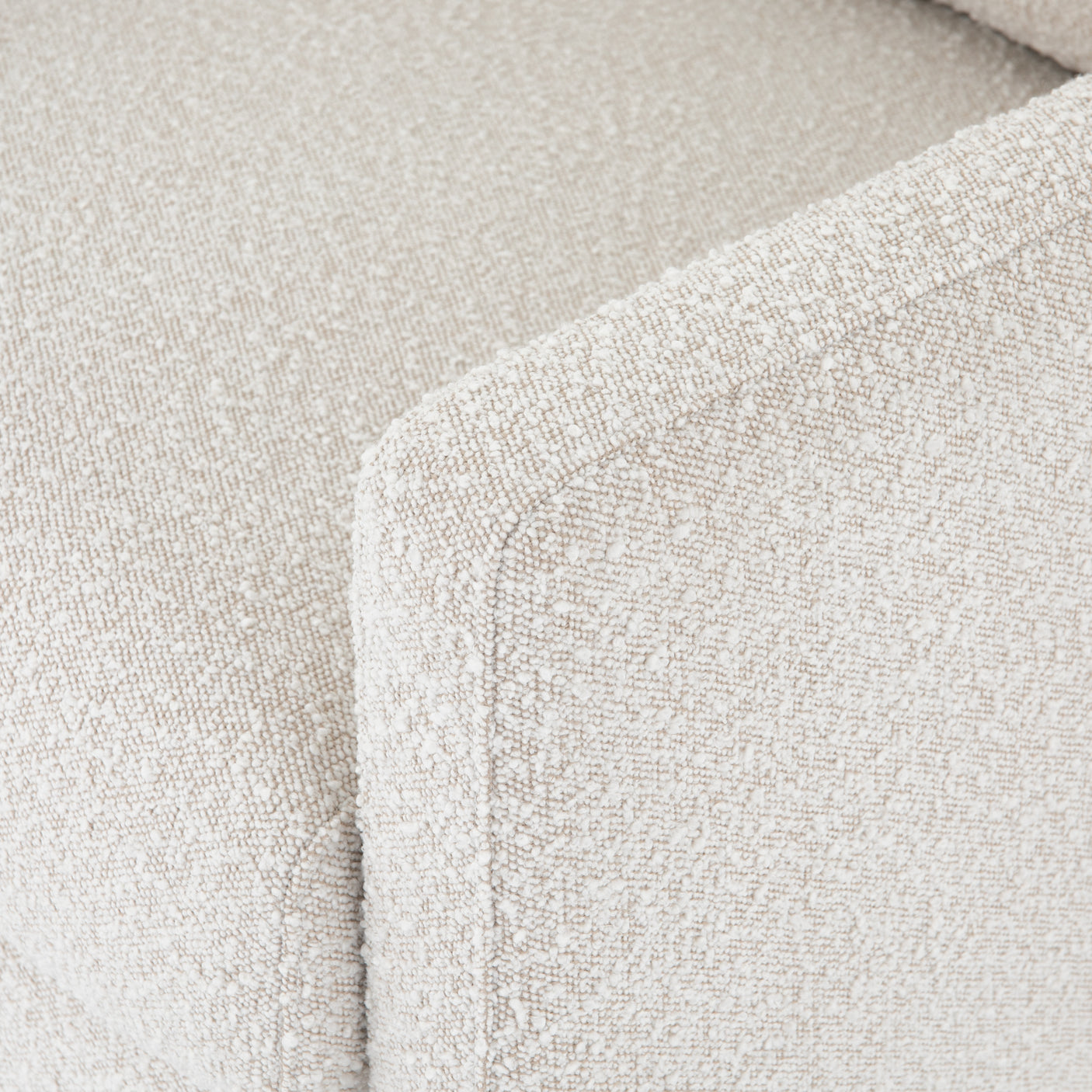 Knoll Natural Fabric with Aged Bronze Iron | Vanna Chair | Valley Ridge Furniture