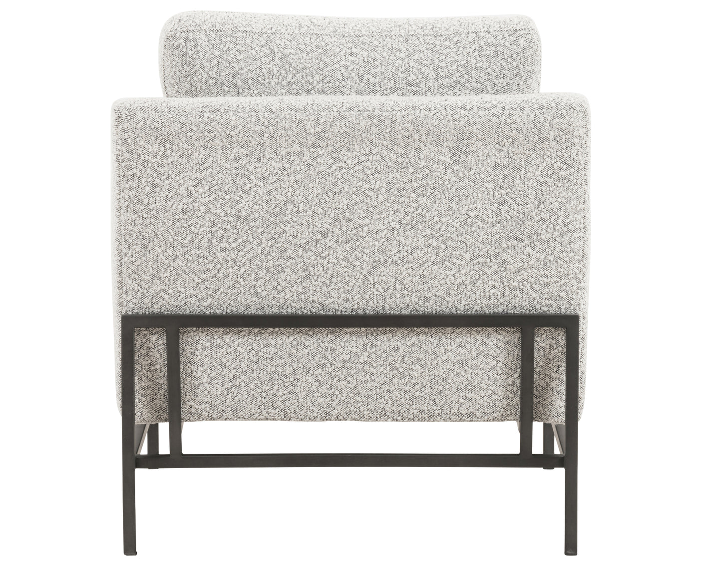 Knoll Domino Fabric with Carbon Ebony Iron | Vanna Chair | Valley Ridge Furniture