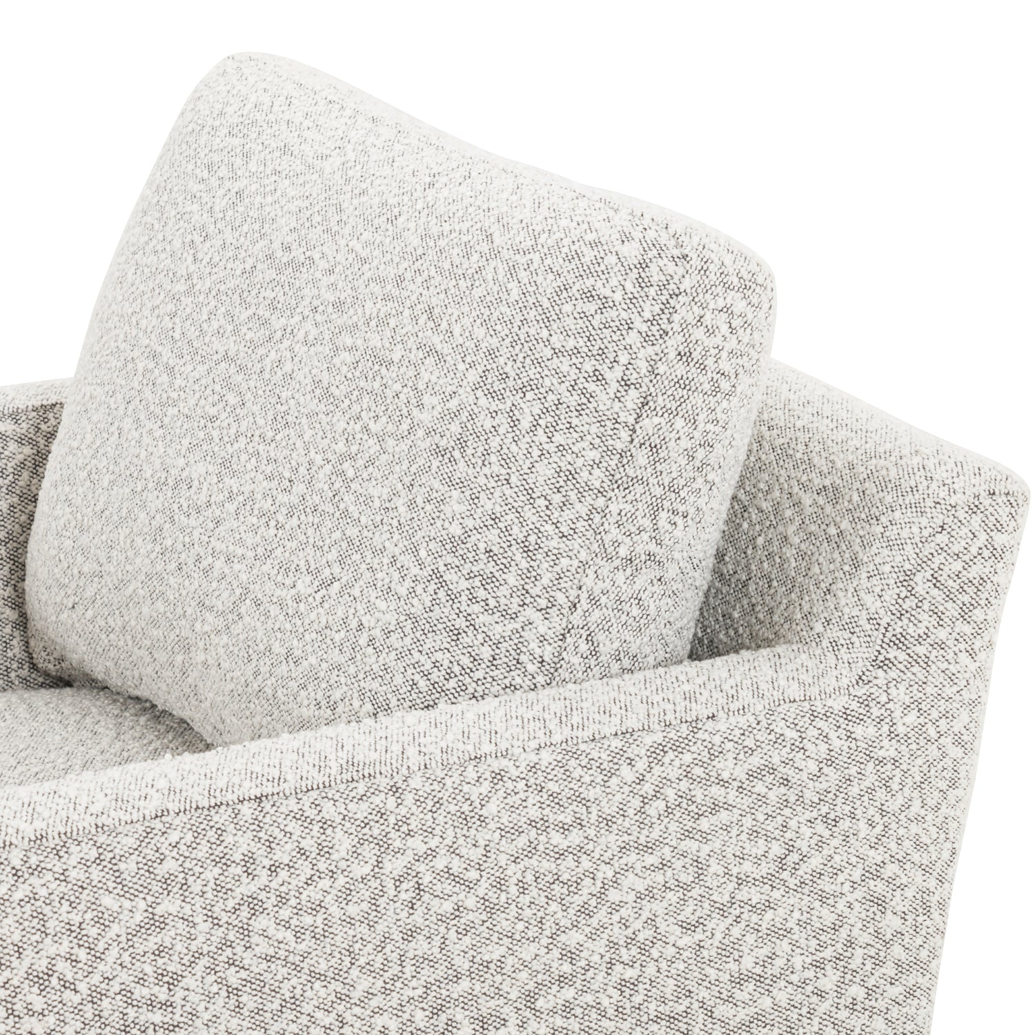 Knoll Domino Fabric with Carbon Ebony Iron | Vanna Chair | Valley Ridge Furniture
